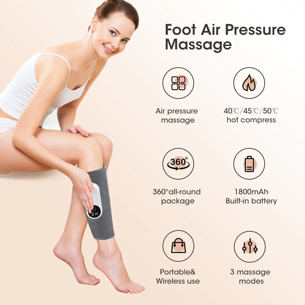 relivra™ - Air Pressure And Heat Leg Massager